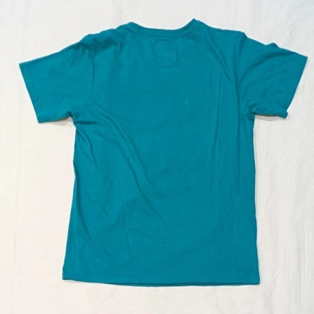Adidas Mens Graphic T-Shirt Bundle 2 Pack Blue Teal Football Logo Medium